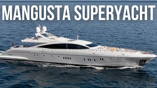 Touring a 16000000 SUPERYACHT  Mangusta 165 Evolution Super Yacht Tour [upl. by Pinto]