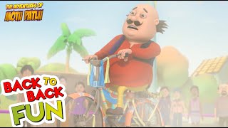 Back To Back Fun  137  Motu Patlu Cartoons  S08  Cartoons For Kids  motupatlu video [upl. by Helsa]