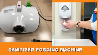 Sanitizer Fogging machine sanitizer hand spray machine best sanitizers smoke machine [upl. by Inol]