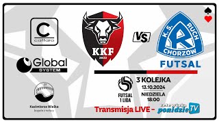 KKF Caffaro Global System Kazimierza Wielka vs Ruch Chorzów Futsal  transmisja LIVE [upl. by Mendoza]