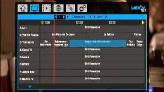 Así funciona WebTV  Uso de la EPG [upl. by Aleka]
