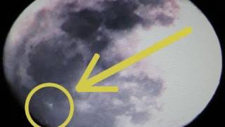 Crazy Bright Spot on the Moon  is it an Alien Structure or Reflection  FULL VIDEO 1080P HD [upl. by Namajneb]