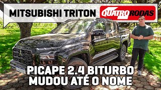 Mitsubishi Triton 2025 abandona nome L200 e está MAIS POTENTE QUE HILUX com 24 biturbo [upl. by Draper]