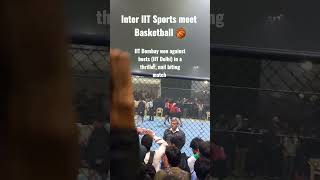 InterIIT Sports meet IITB vs IITD iit basketball sports iitbombay iitdelhi [upl. by Ibrad]