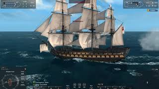 Hilarious Redoubtable Vs Eight Fifth Rate Ships Naval Action [upl. by Lambart493]