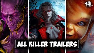 Dead by Daylight  All Killers Trailers  Chapter 130 January 2024 [upl. by Ahsinot]