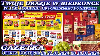 Biedronka Nowa Gazetka Promocyjna Od Poniedziałku 22012024 W Tym Tygodniu Twoje Okazje w Biedronce [upl. by Simmons]