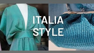 Italia Vetrine Italia style Spring fashion Italianunico style [upl. by Irallih]