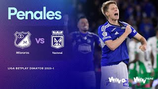 Millonarios vs Nacional Penales  Liga BetPlay Dimayor 2023I  Final Vuelta [upl. by Dardani]