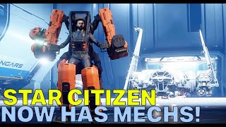 Star Citizen Exo Suit  The ARGO ATLS Power Loader [upl. by Ielerol]