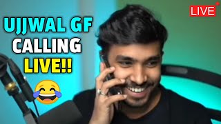 TECHNO GAMERZ GIRLFRIEND CALLING LIVE ON STREAM  TECHNO GAMERZ  UJJWAL GAMER [upl. by Atinyl]