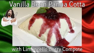 Panna Cotta wVanilla Bean amp Limoncello Berry Compote 2019 RockinRaffi CollaborationEp 47 SE1 [upl. by Errehs277]