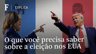 Entenda os principais pontos que estão movimentando as eleições nos EUA [upl. by Naillil522]