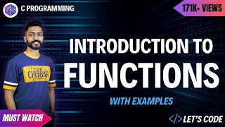 Introduction to Functions in C Programming with examples [upl. by Yenffad429]