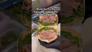 Katz’s Deli Inspired Pho Brisket Sandwich From And Broth In Santa Ana California california [upl. by Regni]