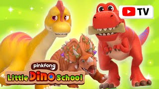 Become Friends with Dinosaurs  Dino School  Dinosaur Cartoon  Pinkfong Dinosaurs for Kids [upl. by Ecirtac]