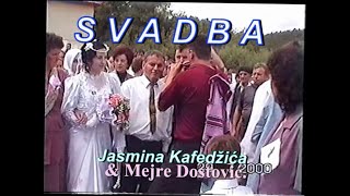 Arhivski snimak Svadbe Jasmina amp Mejre 29072000 Muz Braća Hodžići amp Adem [upl. by Etty]