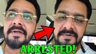 HINDUSTANI BHAU ARRESTED because of this  Hindustani Bhau Exam Cancel News  shorts [upl. by Lyrad]