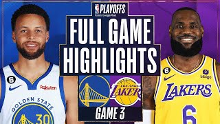 LAKERS vs WARRIORS Full Game 3 Highlights  May 5 2023  NBA Playoffs Game 3 NBA 2K23 [upl. by Elorac]