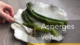 Asperges vertes comme au restaurant  asperges vertes meilleure cuisson [upl. by Anialad]