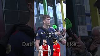 Eens met de keuzes van deze Ajaxfan 👀 ajax [upl. by Ahrens]