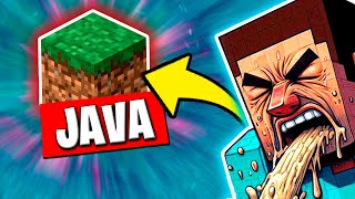 Jugador de Bedrock prueba por primera vez Java [upl. by Chelsie652]