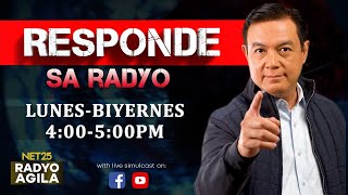 RESPONDE SA RADYO  Miyerkules  September 25  400PM [upl. by Chung]