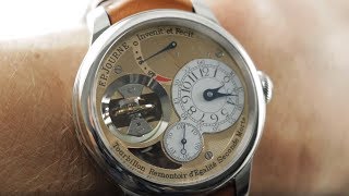 2019 FP Journe Tourbillon Souverain Tourbillon Watch Review [upl. by Skardol666]