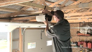 How To Install A Garage Door Opener [upl. by Ahsaten524]