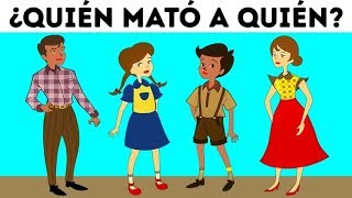 7 Acertijos de asesinatos que solo el 2 más inteligente puede resolver [upl. by Isyak]