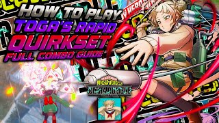 BREAKING LEAKS TOGA FULL QUIRKSET COMBO GUIDE MY HERO ULTRA RUMBLE [upl. by Ssegrub]