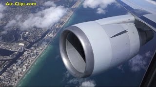 American Airlines Boeing 767300 Business Class MilanMiami FANTASTIC AirClips full flight series [upl. by Underwood]