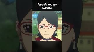 Sarada meets Naruto in the past [upl. by Adriena]