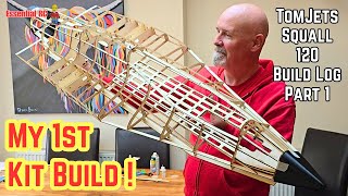 MY FIRST KIT BUILD  TomJets Squall 120 Turbine Jet  Build Log Part 1 [upl. by Etna965]