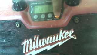 Milwaukee Jobsite Radio 49240200 Punch Eq Tuner Interference [upl. by Yetak]