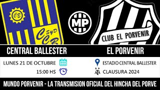 Central Ballester vs El Porvenir  FECHA 18  EN VIVO [upl. by Hgielah143]