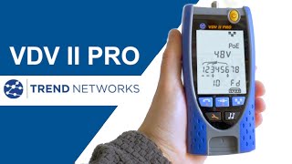 VDV 2 PRO Trend Networks TDR Lan Cable Tester [upl. by Einad]