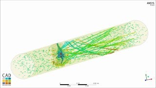 Desuperheater – Injection liquid trajectories [upl. by Sinylg391]