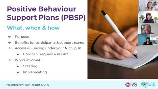 Behaviour Support Plans Webinar [upl. by Julianne130]