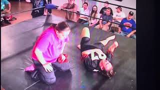 Intergender jobber match  Woman pinned man [upl. by Hedwiga]