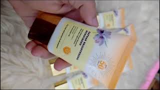 Zafran Brightening Sunscreen 30g  Best Student Budget Sunscreen Review zafran sunscreen [upl. by Drewett147]