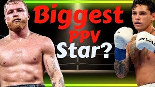 Ranking boxings biggest PPV stars How does Ryan Garcia compare to Canelo Tank Davis [upl. by Ettesyl765]