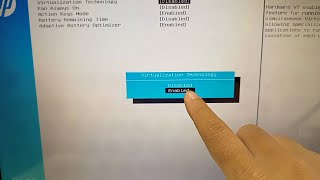 How to enable virtualization on HP laptop [upl. by Arlette]
