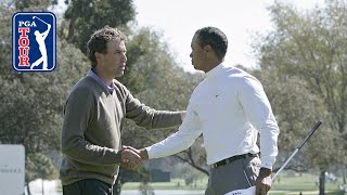 Tiger Woods defeats Stephen Ames 9amp8 at 2006 WGC–Dell Match Play [upl. by Noedig]