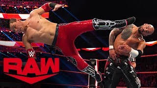 Ricochet vs Humberto Carrillo – Gauntlet Match Raw Dec 16 2019 [upl. by Mosa]