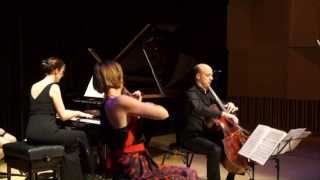 Seraphim Trio performs Ravel Trio in A minor [upl. by Suirrad]