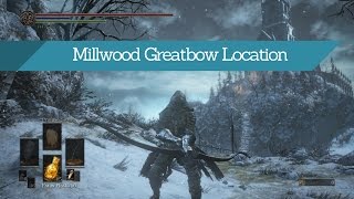 Dark Souls 3  Ashes of Ariandel  Millwood Greatbow Location [upl. by Riem]