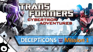 Transformers Cybertron Adventures Wii Mission 1 Decepticons  720p60 [upl. by Tisdale]