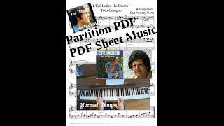 quotLété Indienquot  Cover Piano Tutorial  Partition PDFPiano Score PDF Sheet Music [upl. by Sashenka432]