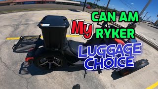 Can Am Ryker Sport LINQ Luggage System amp Why  CanAm Ryker RykerSport [upl. by Ellehcar]